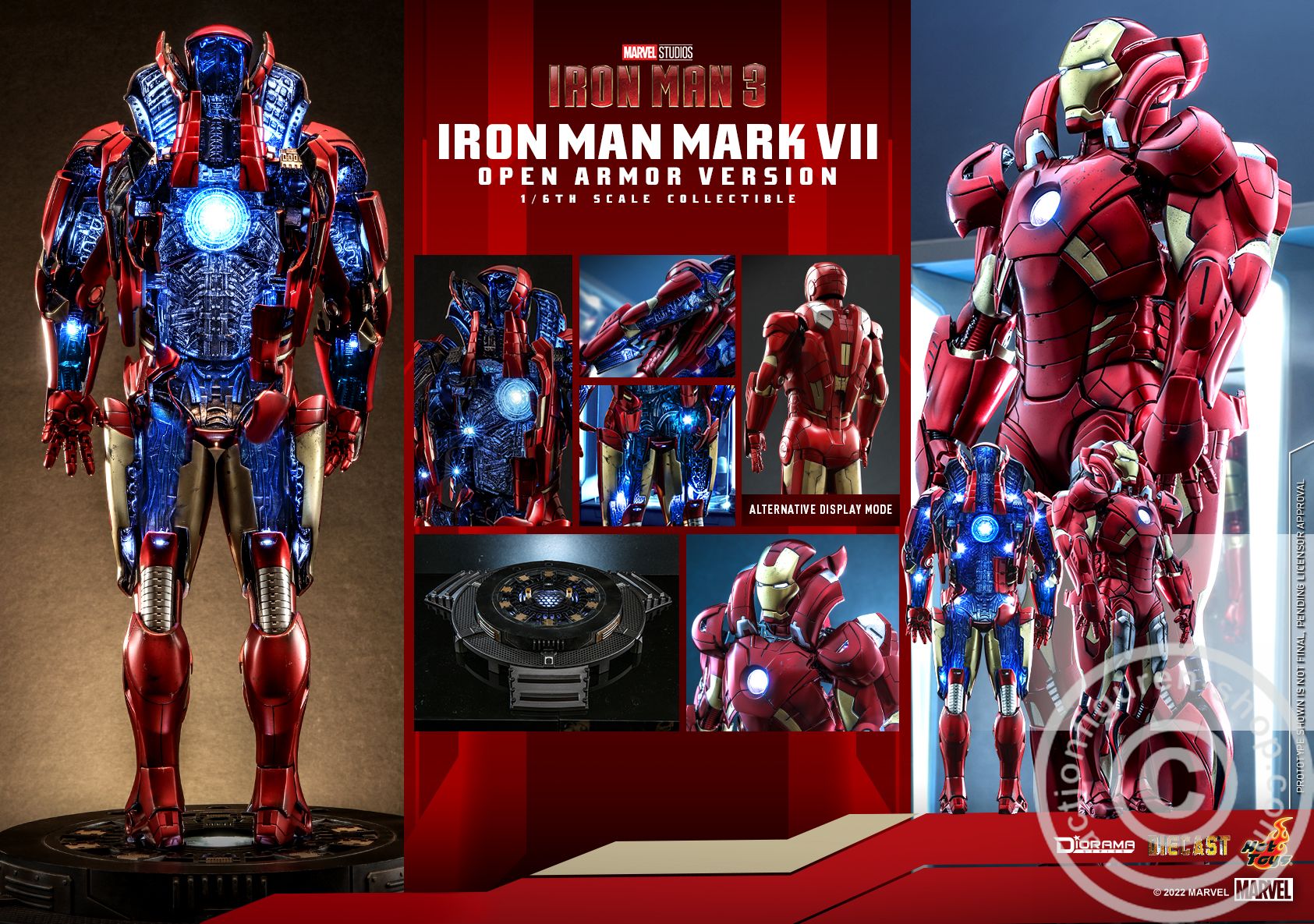 Iron Man 3 - Iron Man Mark VII (Open Armor Version)