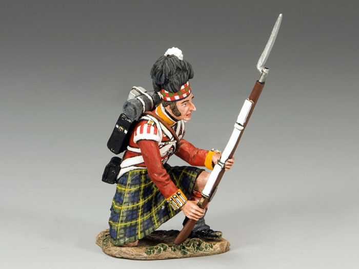 Gordon Highlanders Kneeling to Repel