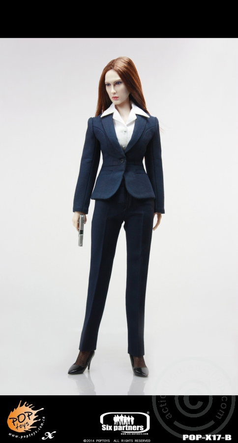 PTx17B-03 MI6 Female Agent - Blue Suit