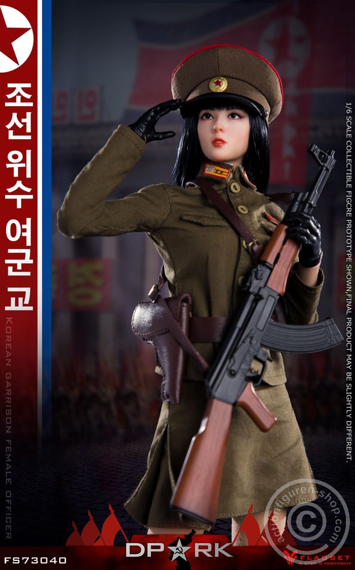 FS73040-16 North Korea - DPRK - Female Soldier