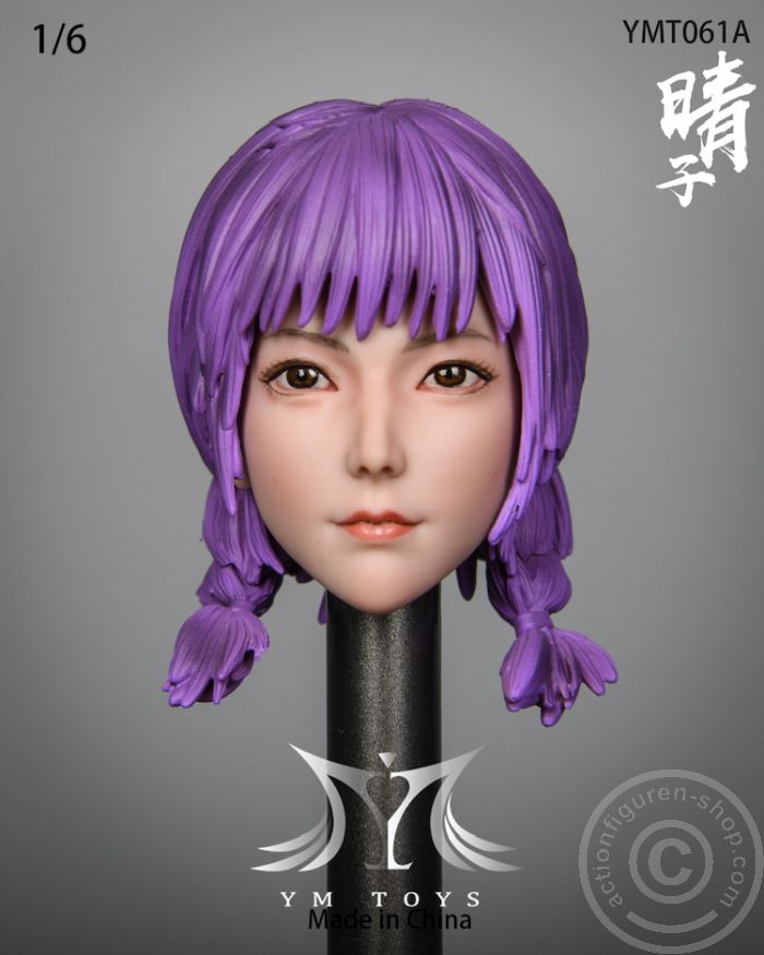 Head - w/ 3 different Hair Parts