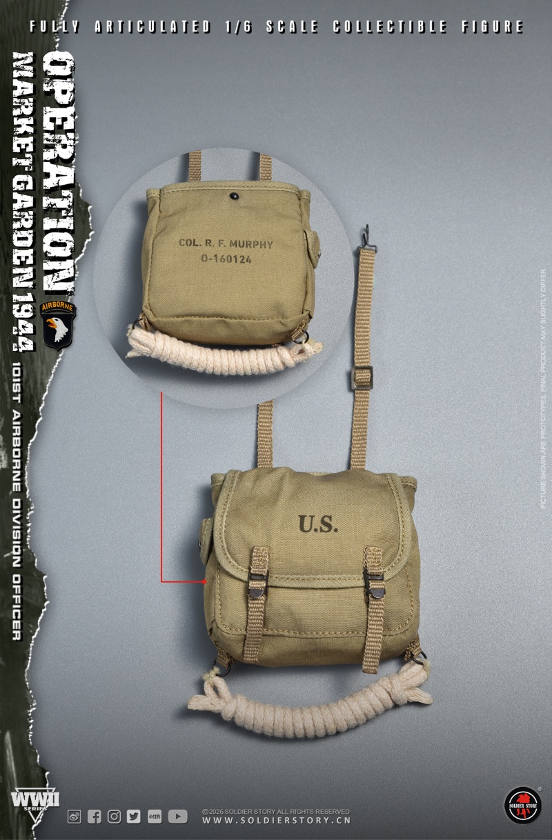U.S. Army 101st Airborne Division Officer - WWII Operation Market Garden - in 1:6 scale