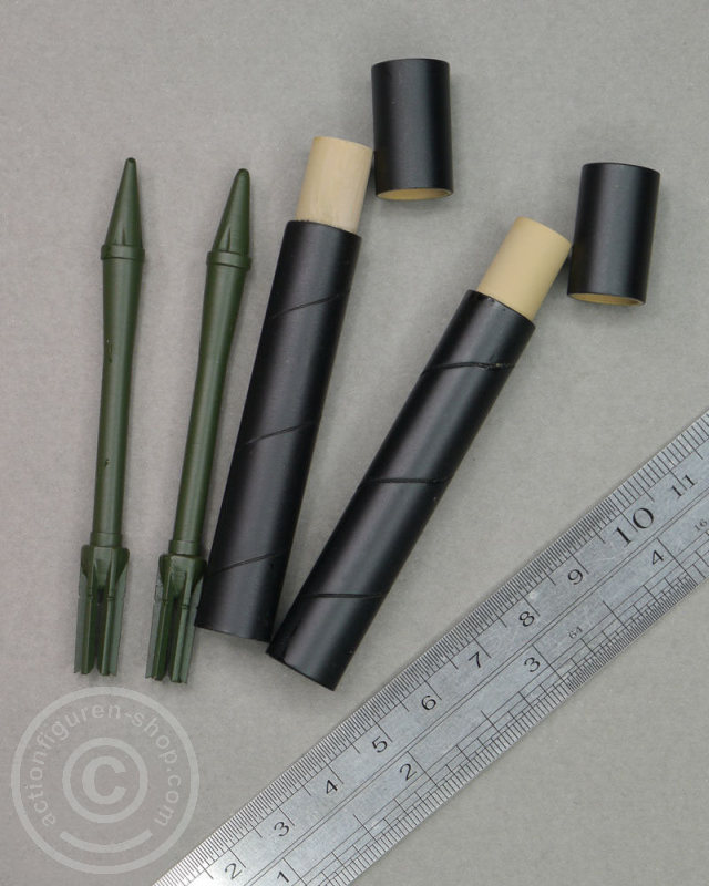 2 M9A1 Granaten + Transporthülsen