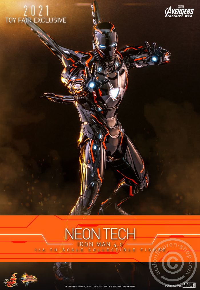 Avengers Infinity War - Neon Tech Iron Man 4.0 - Exclusive