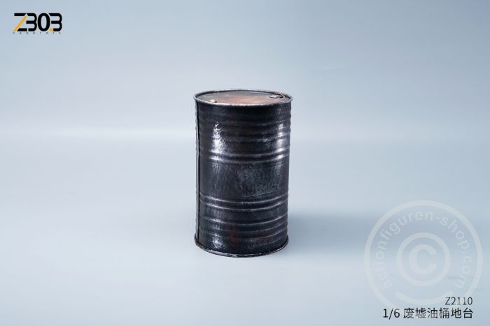 ZBO-Z2110-05 Ruined Oil Drum Platform - Diorama