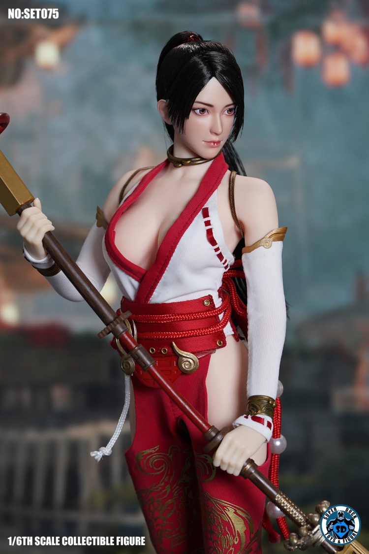 Kung Fu Goddess Character Set - red Kung Fu Goddess Character Set - red