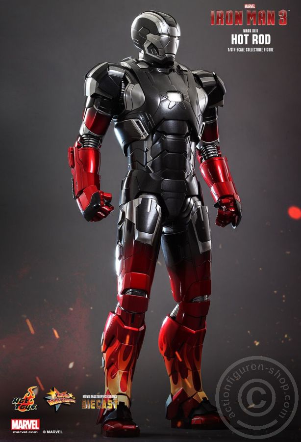 176291-10 Iron Man 3 - Hot Rod (Mark XXII) - Hot Toys Exclusive