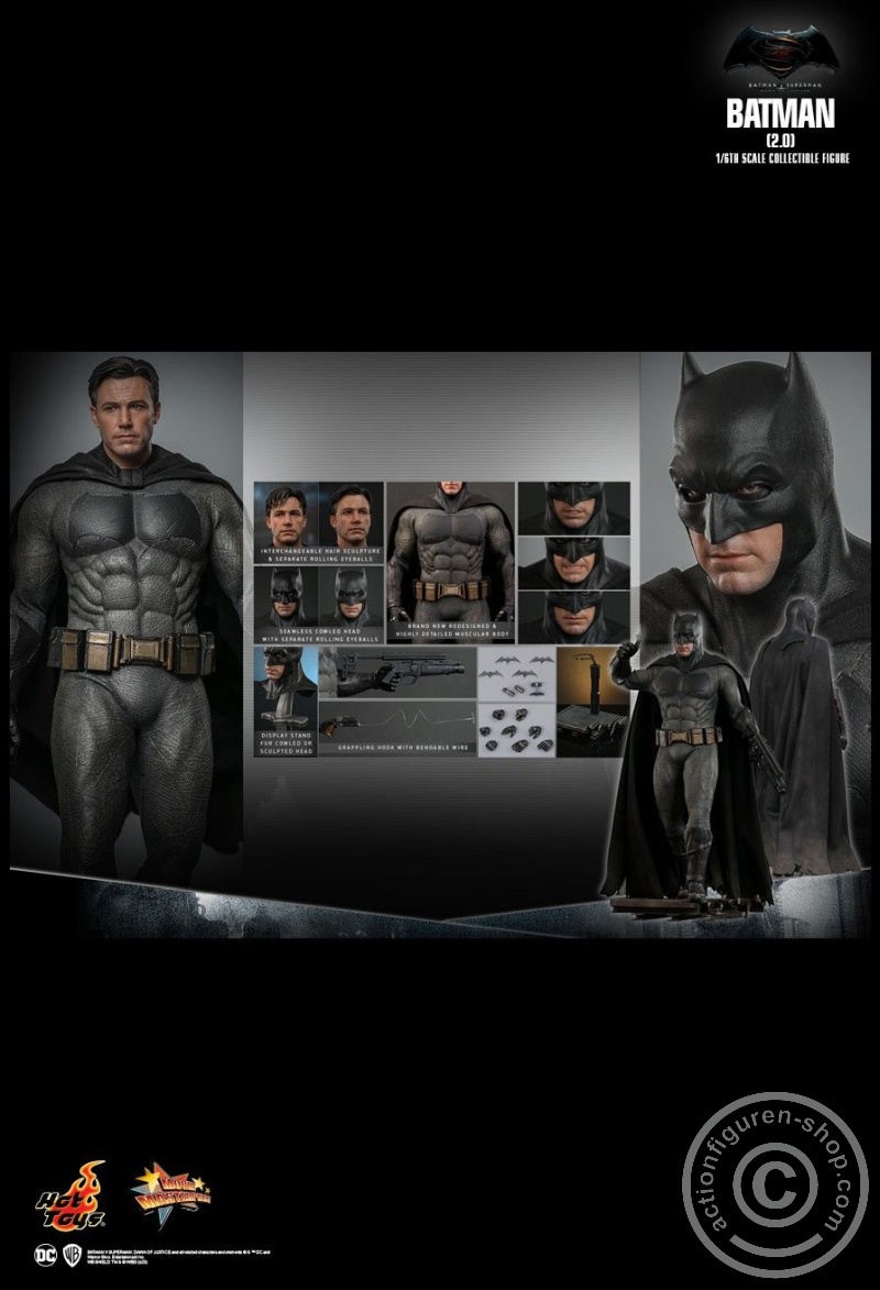 Batman v Superman: Dawn of Justice - 1/6th scale Batman (2.0) - MMS731 Batman v Superman: Dawn of Justice - 1/6th scale Batman (2.0) - MMS731