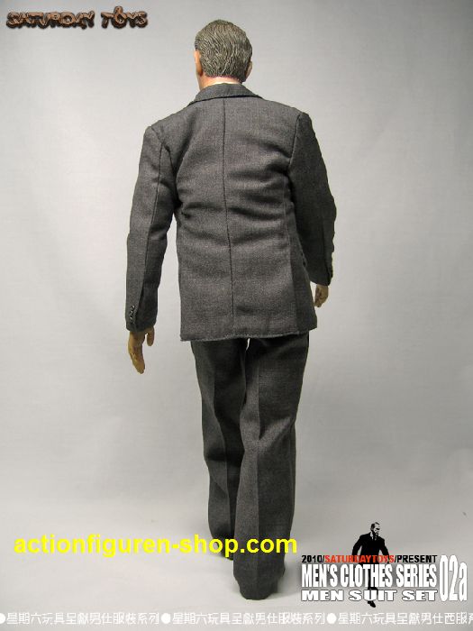 STMS02g-13 Men Suit Set 02 - grey