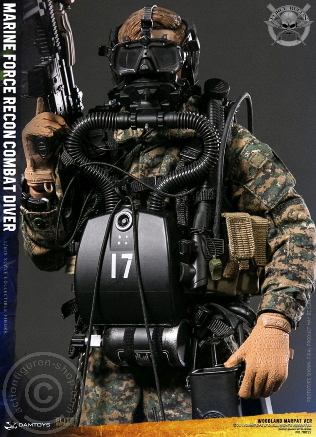 Marine Force Recon Combat Diver - Woodland