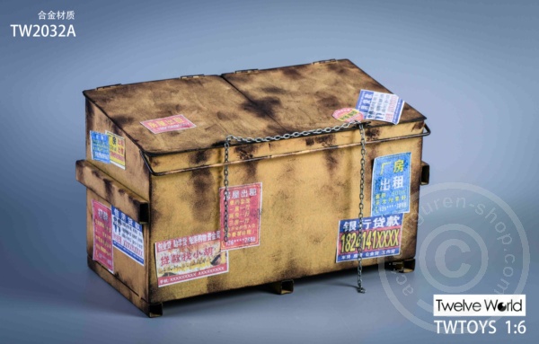 TWT-TW2032A-02 The Trash - Trash Container - brown