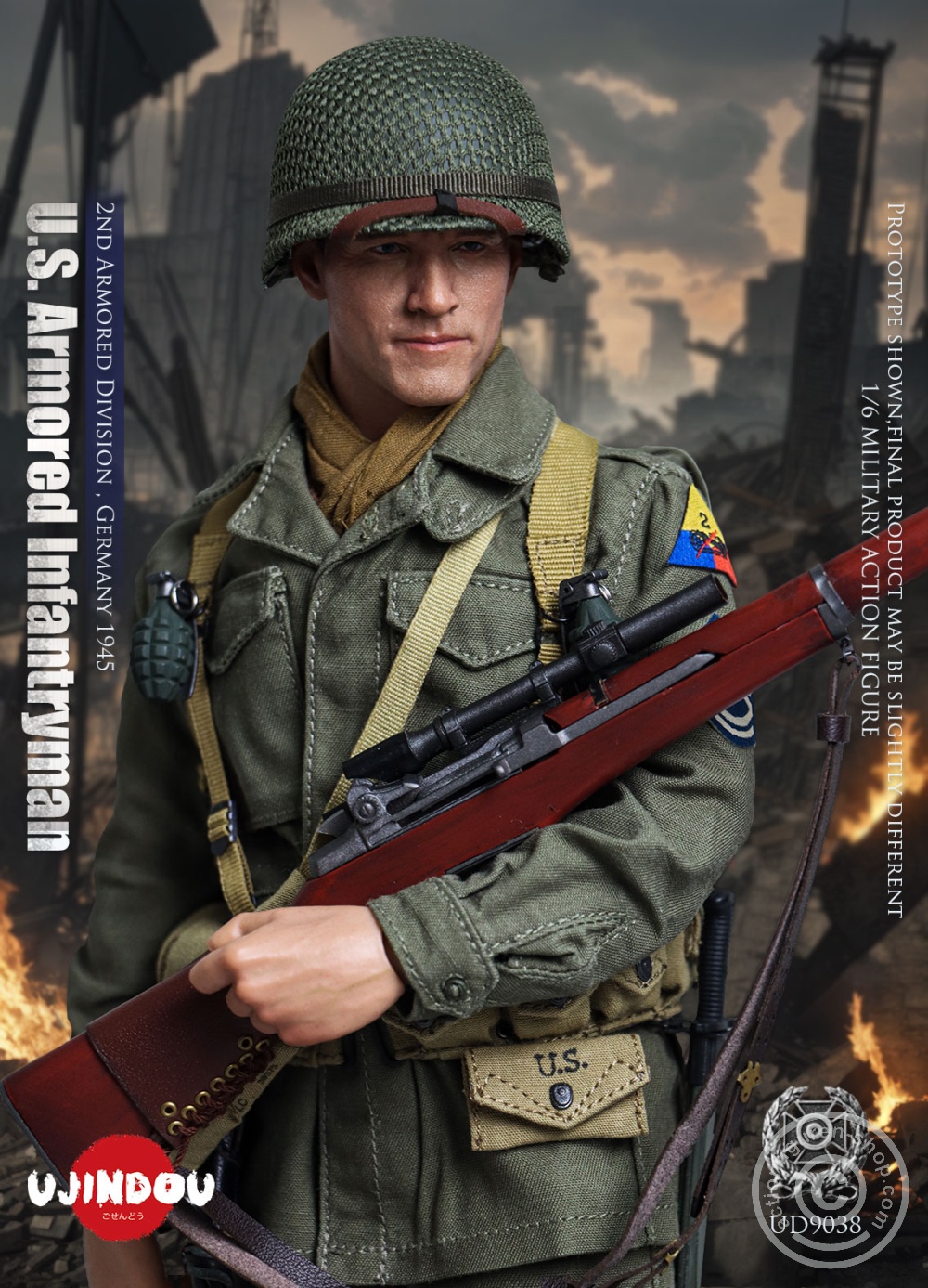 WWII - U.S. Army - Armored Infantryman - Germany 1945 - in 1/6 scale