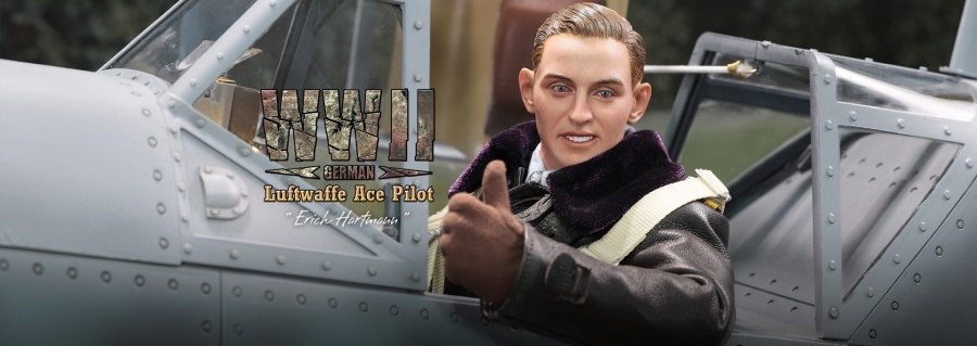 Erich Hartmann - WWII German Luftwaffe Ace Pilot - in 1/6 scale Erich Hartmann - WWII German Luftwaffe Ace Pilot - in 1/6 scale
