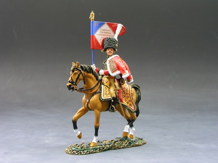 French Cavalry - Chasseur a Cheval Flagbearer