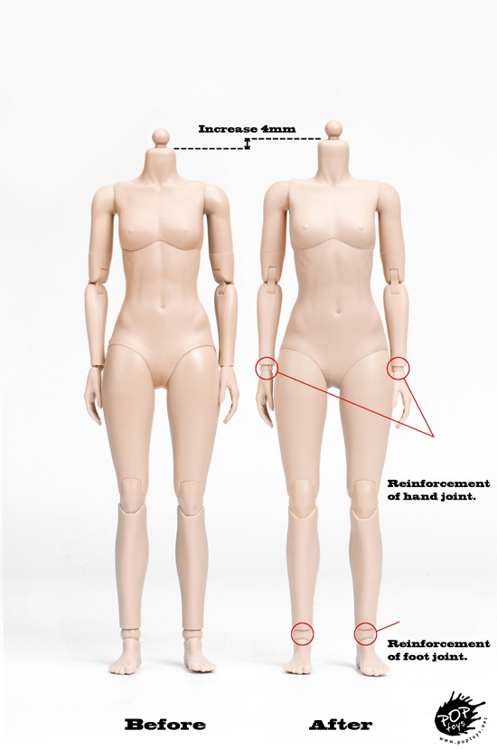 Super flexible semi seamless Female Body - Modified Ver. - Sun-Tan C