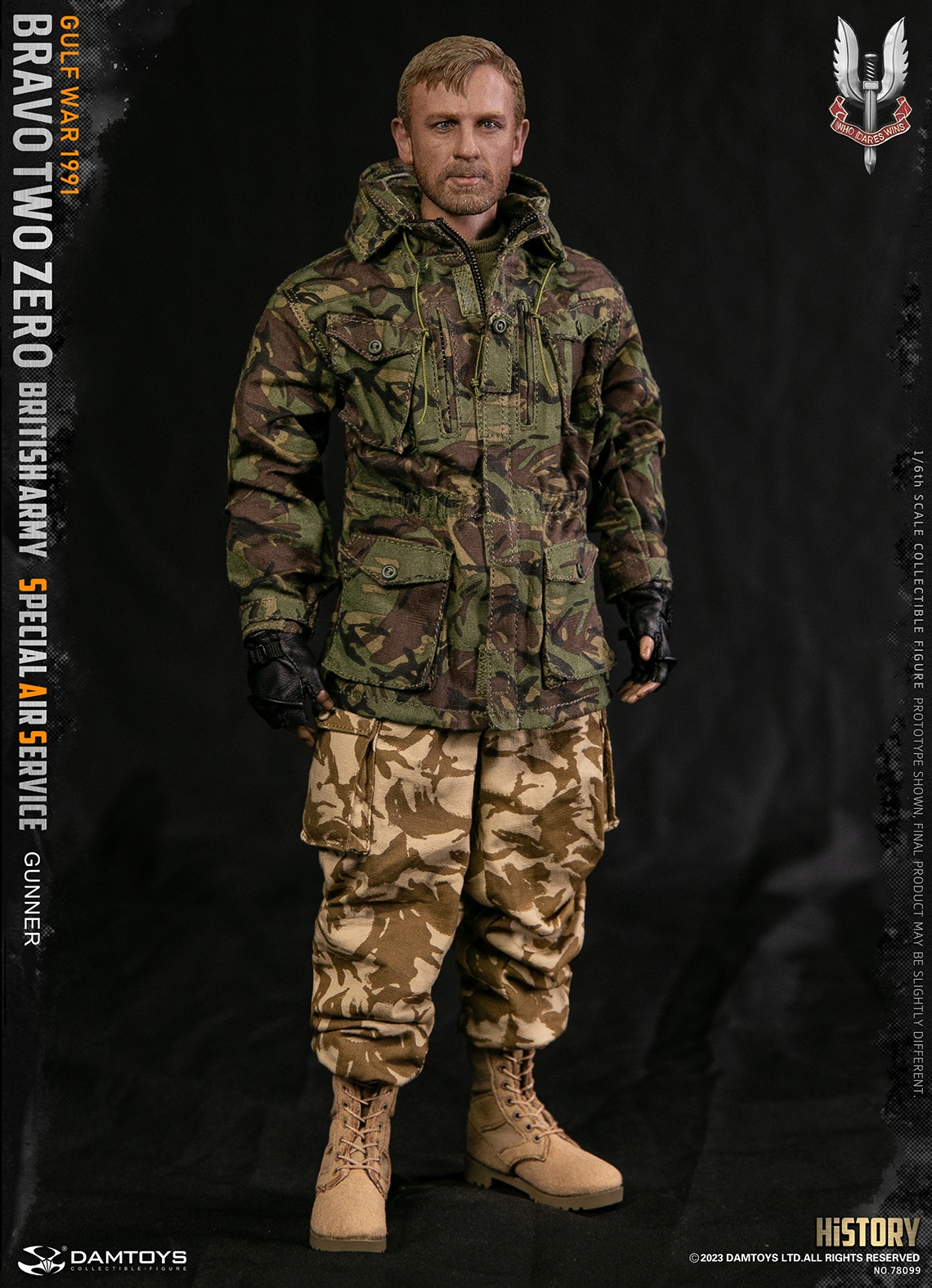 Bravo Two Zero - British Army Special Air Service (SAS) Gunner - Gulf War 1991 - in 1/6 scale Bravo Two Zero - British Army Special Air Service (SAS) Gunner - Gulf War 1991 - in 1/6 scale