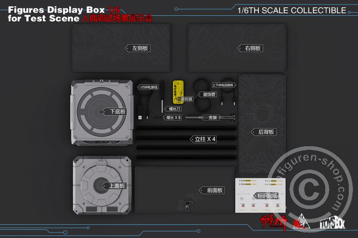 TB-TB108T-03 Test Scene Display Box - Transparent