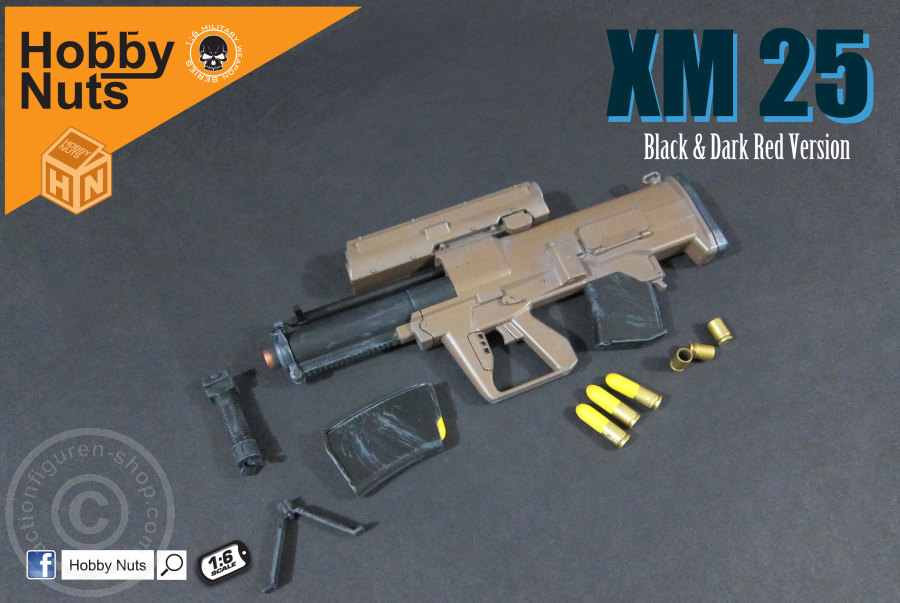 XM25 - Black-Dark-Red