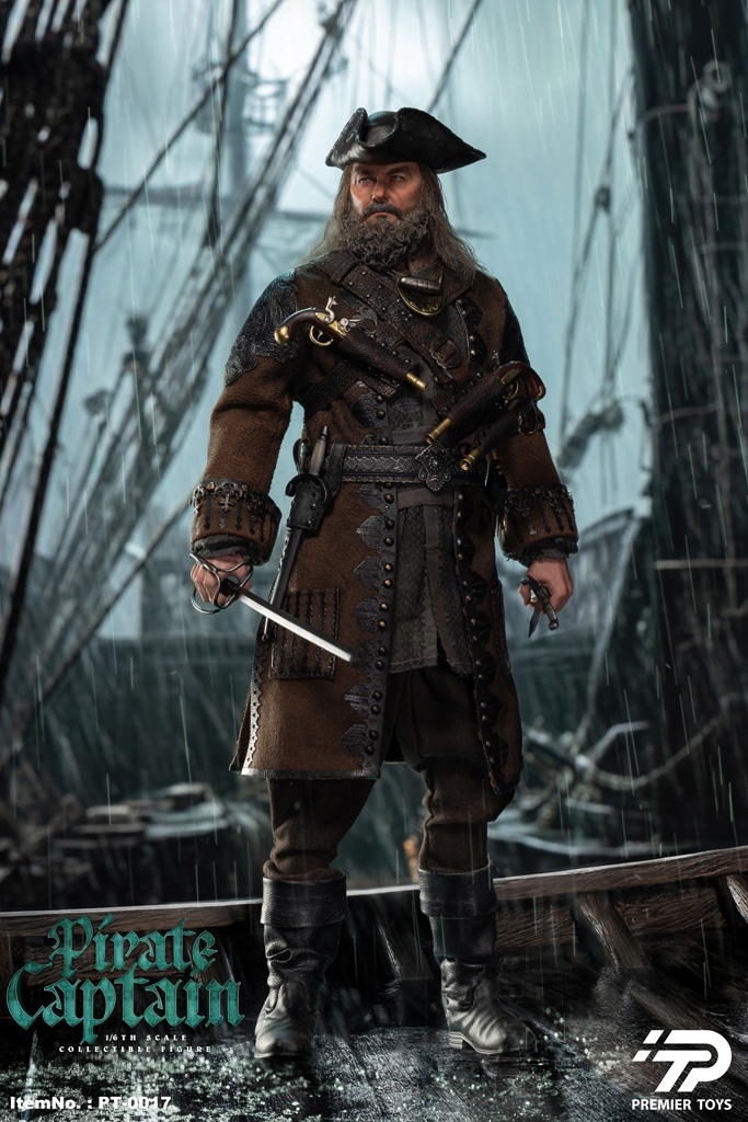 Pirate Captain - Blackbeard - Edward Teach-  in 1/6 scale