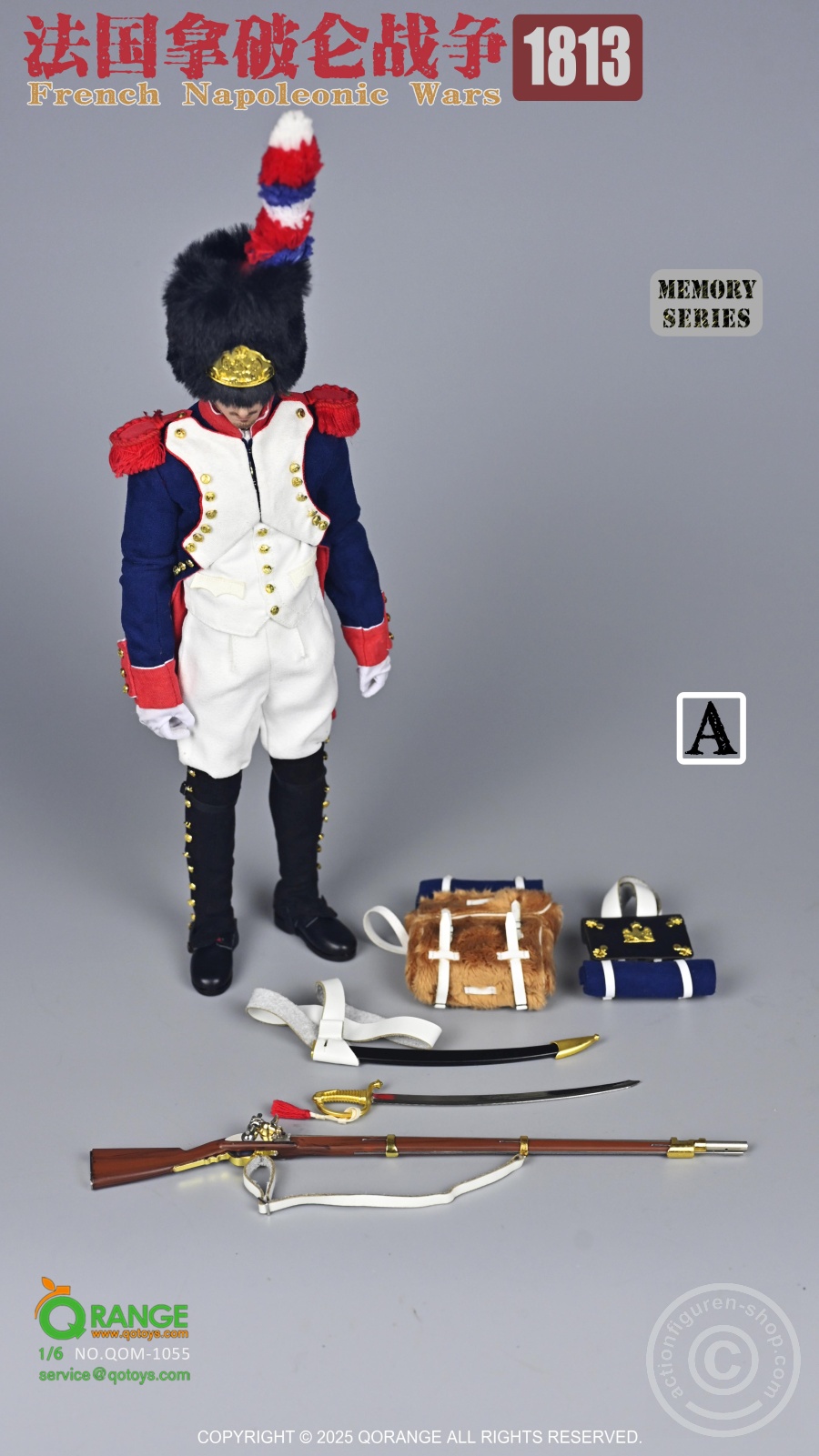 Napoleonic Wars - France 1813 Accessory Set - Set A - in 1/6 scale