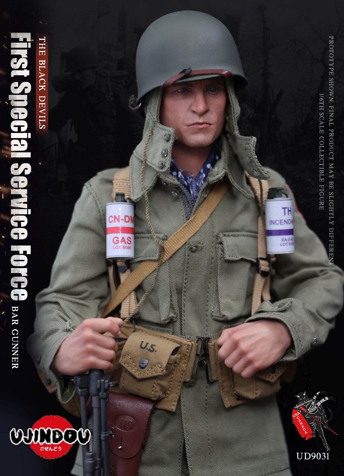First Special Service Force - BAR Gunner - The Black Devils