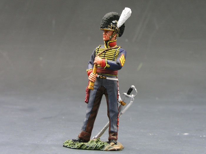 Royal Horse Artillery Sergeant with telescope