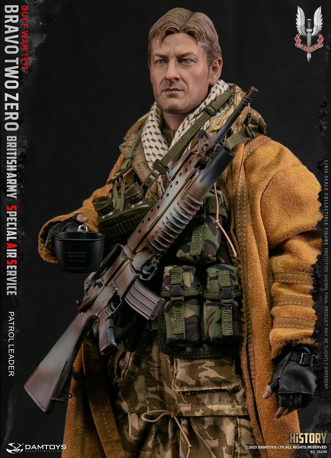 Bravo Two Zero - British Army Special Air Service (SAS) Patrol Leader - Gulf War 1991 - in 1/6 scale Bravo Two Zero - British Army Special Air Service (SAS) Patrol Leader - Gulf War 1991 - in 1/6 scale