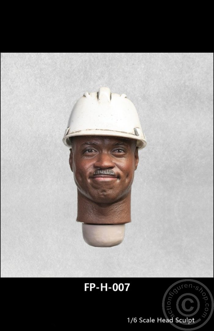 Kopf - man - black - happy Kopf - man - black - happy