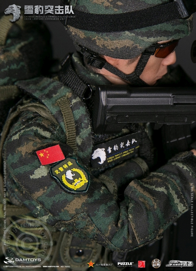 DA78052-17 China People Armed Police Force - Snow Leopard Commando Member
