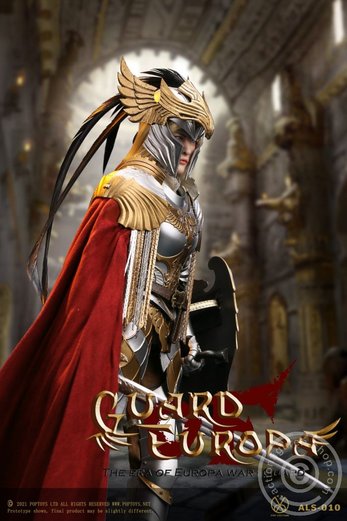 PTALS010-02 Eagle Knight Guard - Silver Armor Version