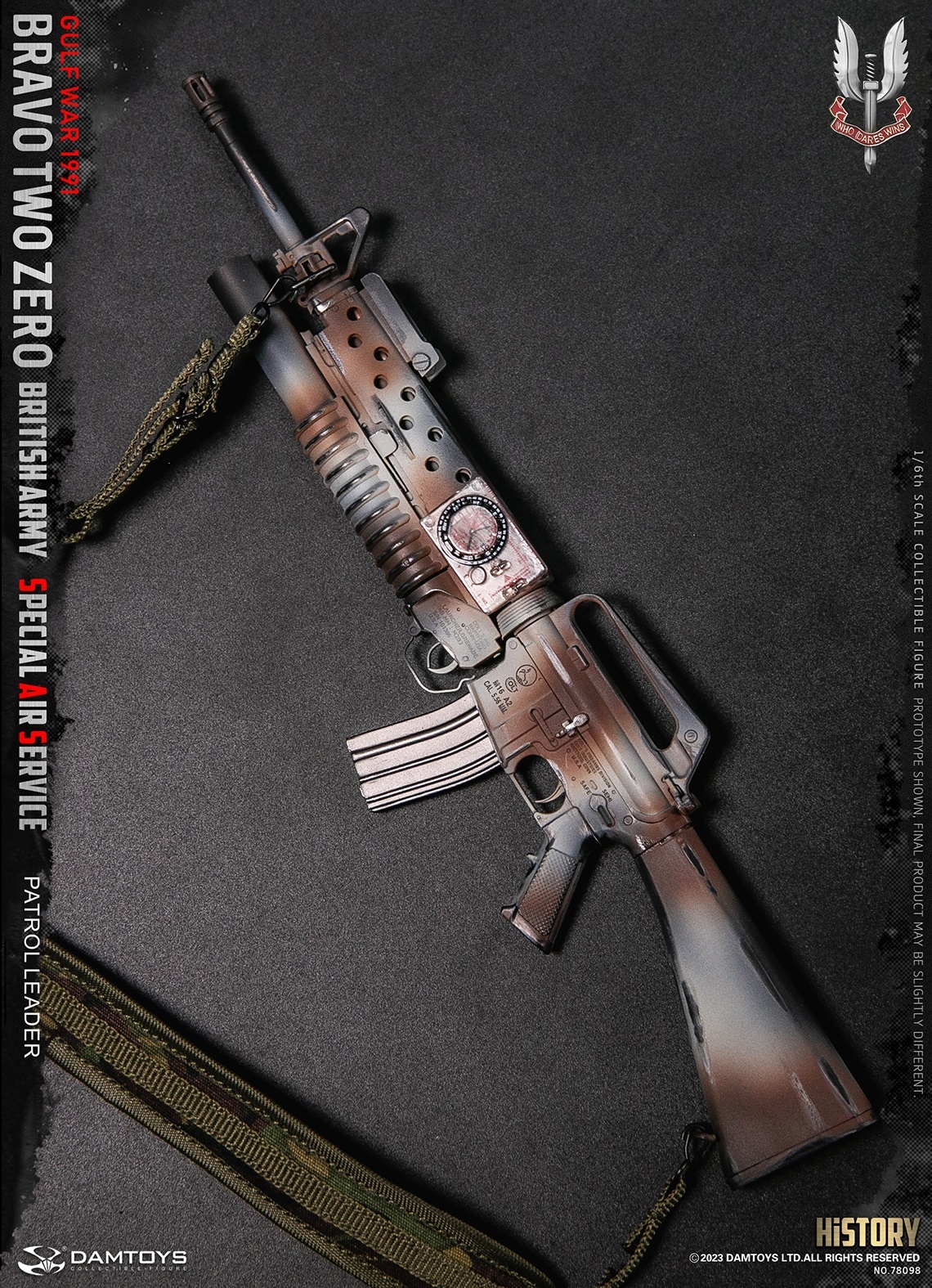 Bravo Two Zero - British Army Special Air Service (SAS) Patrol Leader - Gulf War 1991 - in 1/6 scale Bravo Two Zero - British Army Special Air Service (SAS) Patrol Leader - Gulf War 1991 - in 1/6 scale