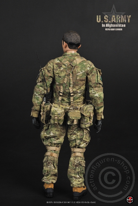 SSt068-20 U.S.Army in Afghanistan M249 SAW Gunner