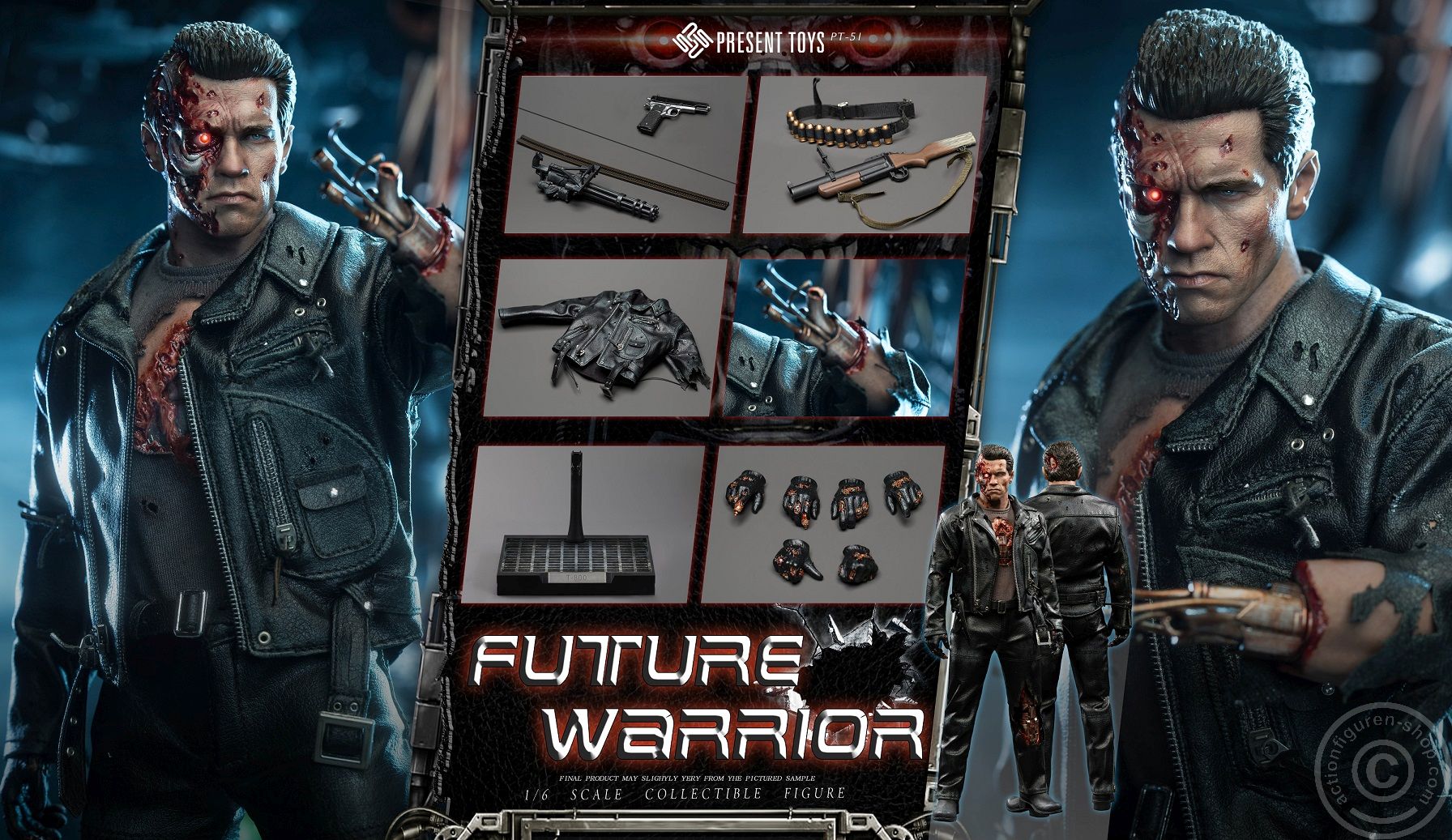 Future Warrior T800 - Battle Damaged - (Deluxe Edition) Future Warrior T800 - Battle Damaged - (Deluxe Edition)