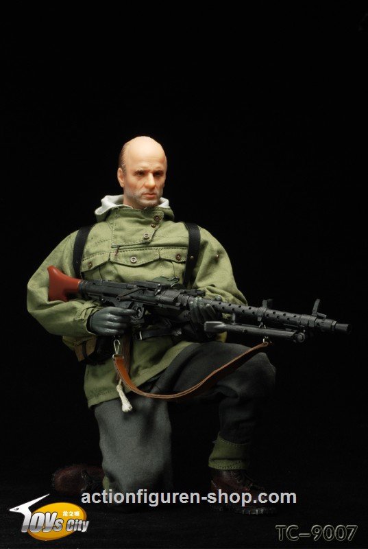 TTL9007-13z Deutscher Gebrigsjäger mit MG34
