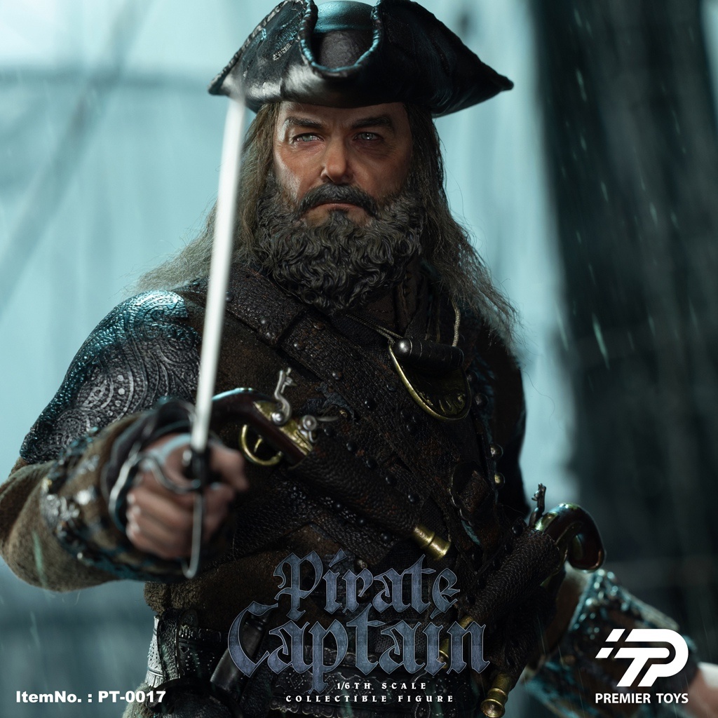 Pirate Captain - Blackbeard - Edward Teach-  in 1/6 scale