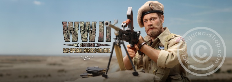 Alan - WWII British SAS Special Forces Colonel - in 1/6 scale