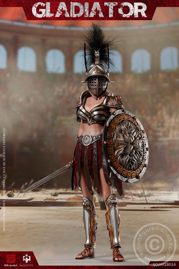 HH18014-01 Gladiator (Deluxe Edition) + Female Gladiator (black version)