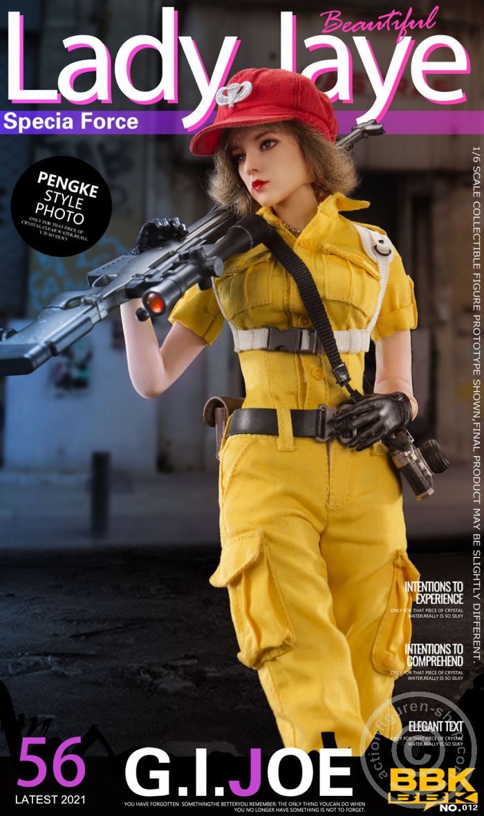 BBK012-13 Lady Jaye - GI-JOE Female Soldier Model