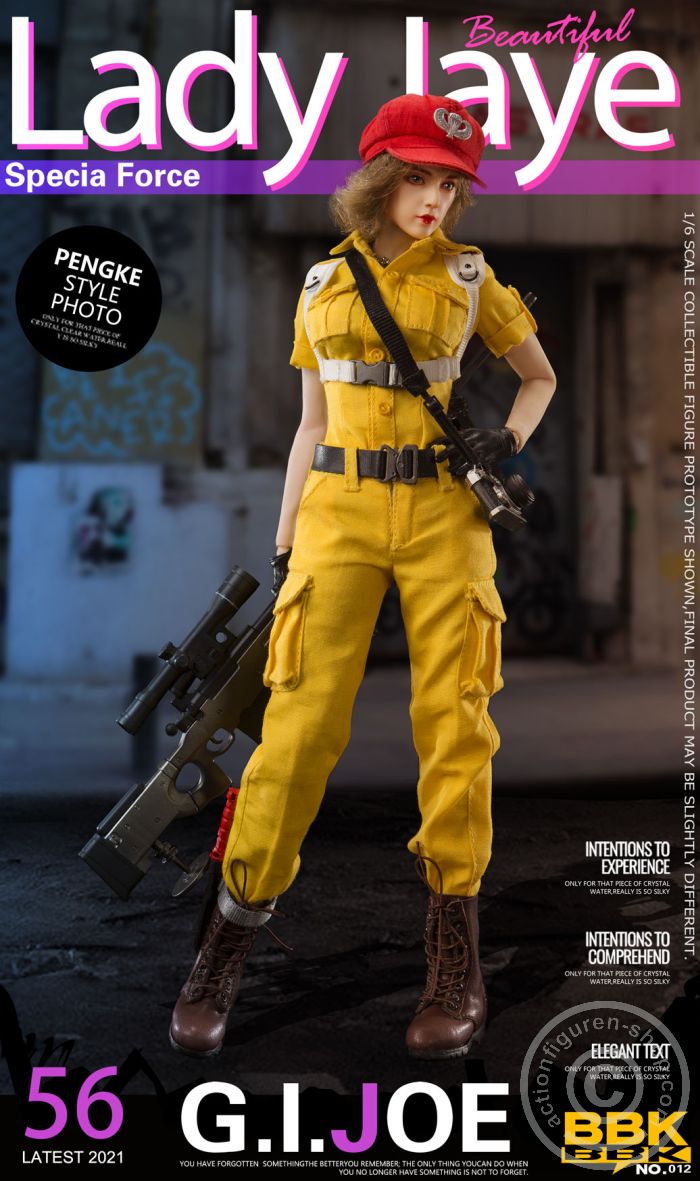 BBK012-07 Lady Jaye - GI-JOE Female Soldier Model