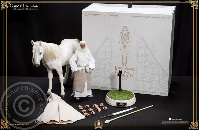 Gandalf The White w/ Horse - LOTR - Crown Series Gandalf The White w/ Horse - LOTR - Crown Series