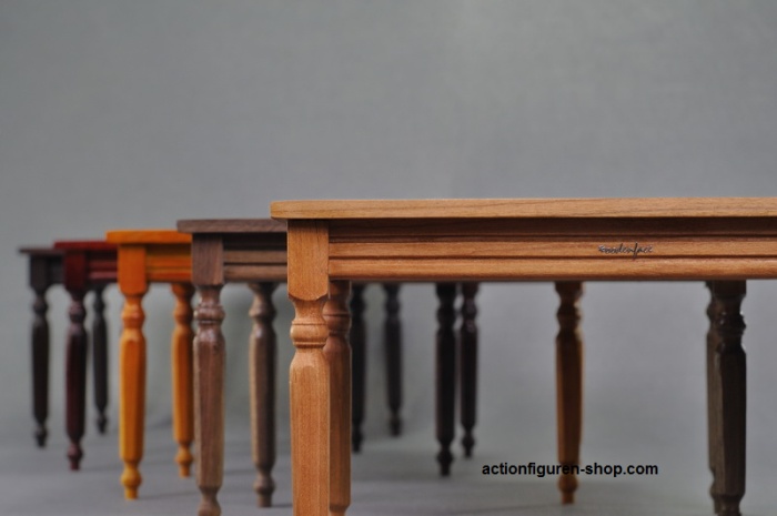 WFPR027-5 Biedermeier Tisch 1, hell-braun