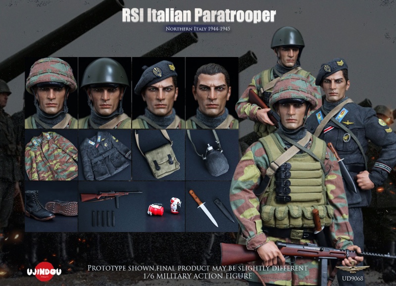 RSI Italian Paratrooper - Northern Italy 1944-1945 - in 1/6 scale