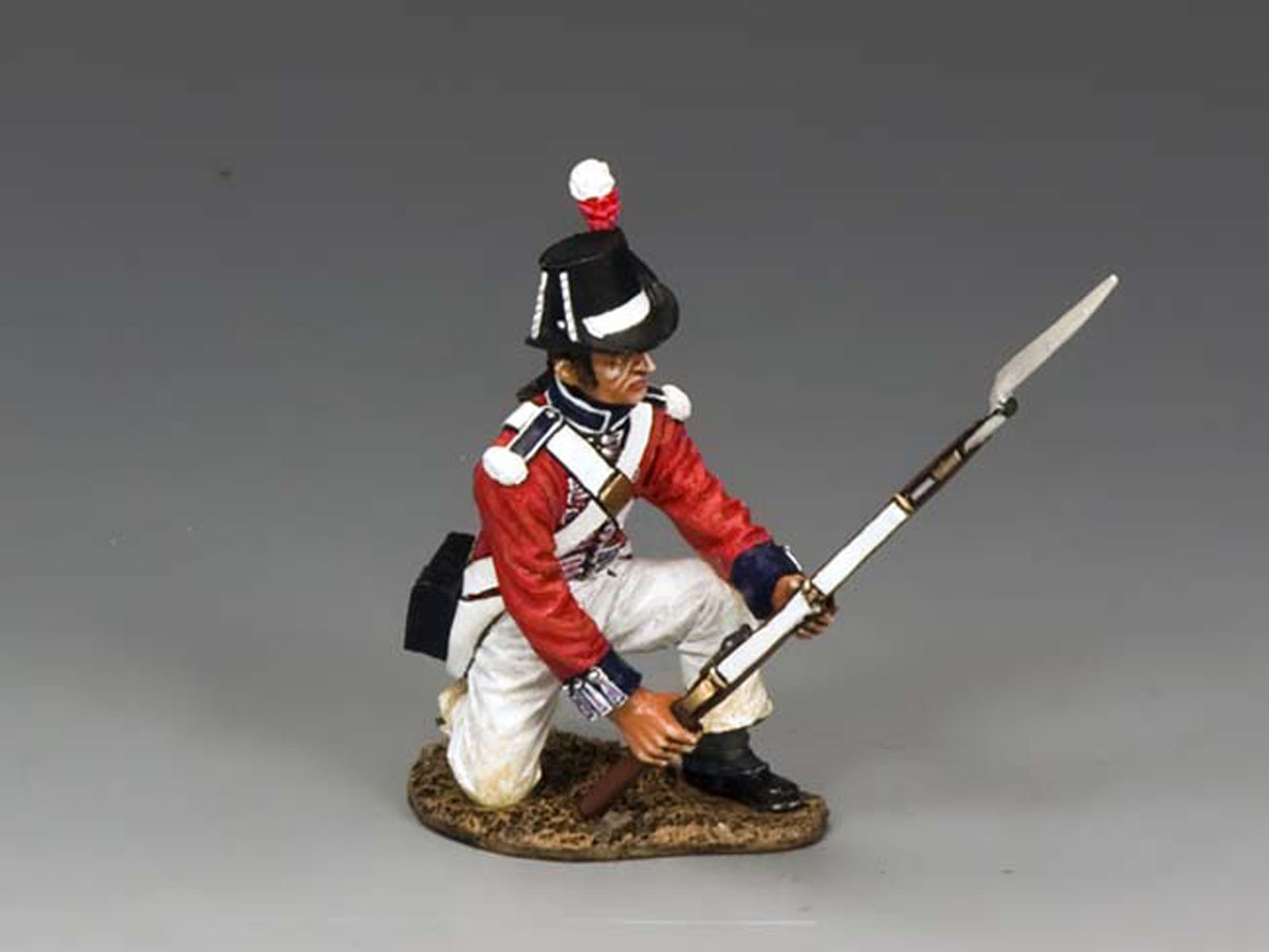 Royal Marine Kneeling To Repel