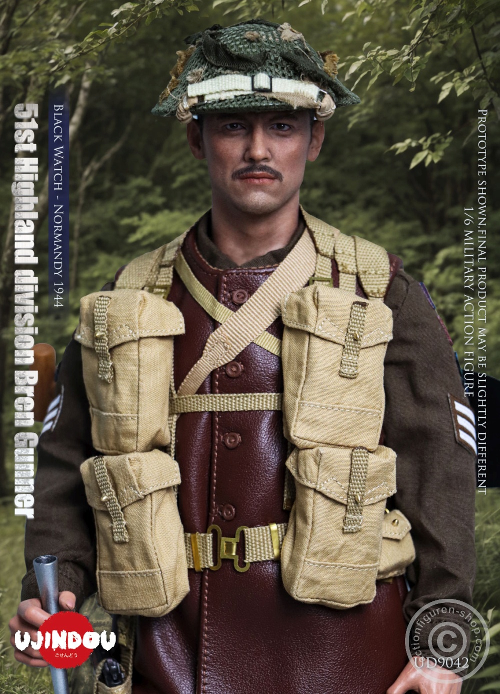 51st Highland Division Bren Gunner - Black Watch - Normandy 1944 - in 1/6 scale 51st Highland Division Bren Gunner - Black Watch - Normandy 1944 - in 1/6 scale
