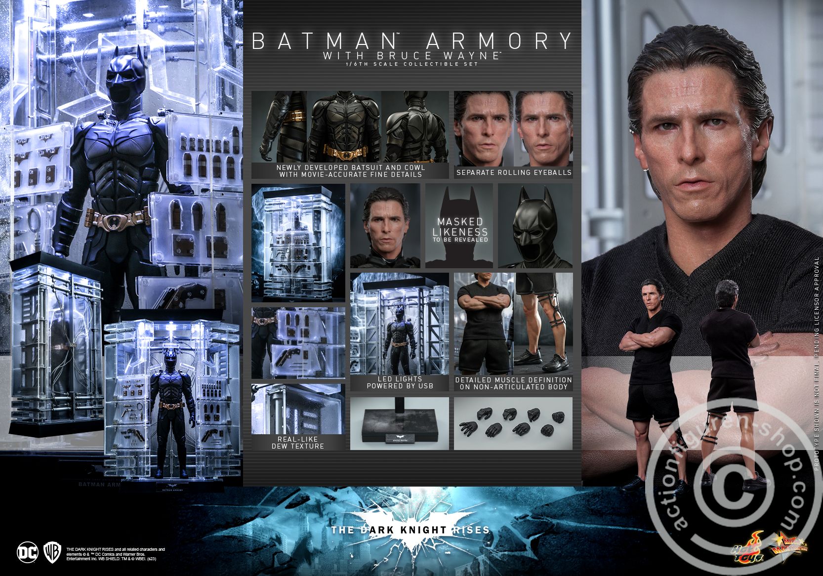 The Dark Knight Rises - Batman Armory with Bruce Wayne