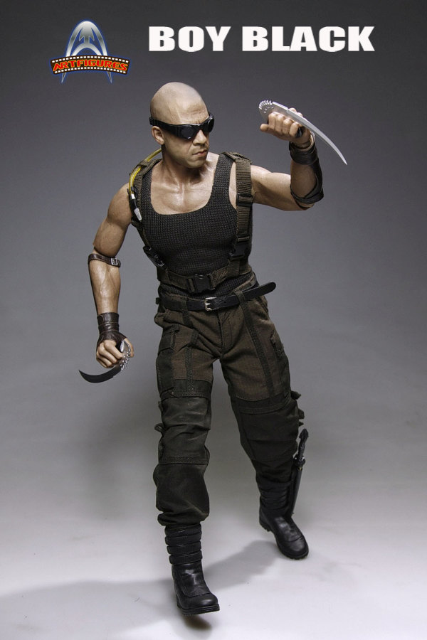 ArtF018-02 Boy Black - Riddick - Pitch Black