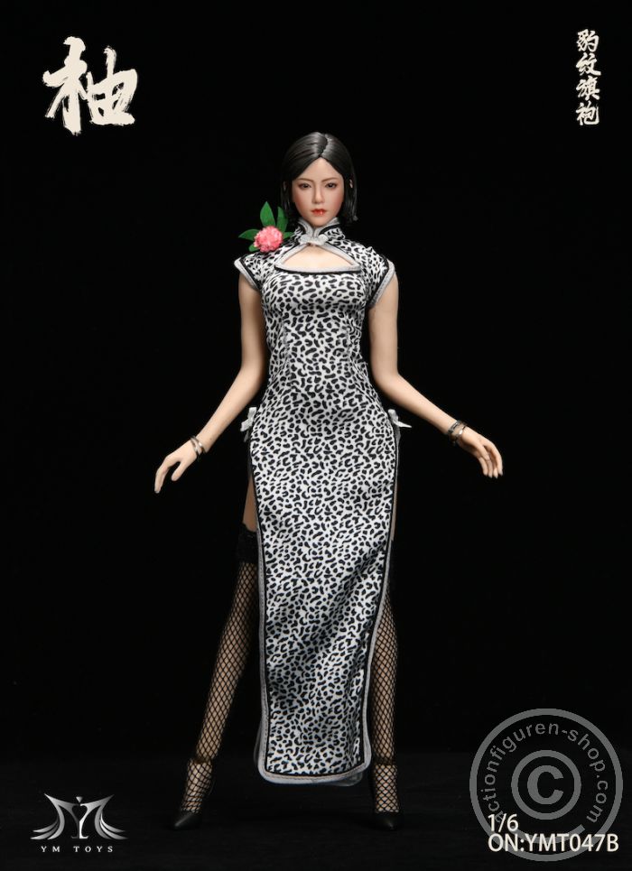 Leopard Print Cheongsam & Female Head Sculpt "Pomelo" - B