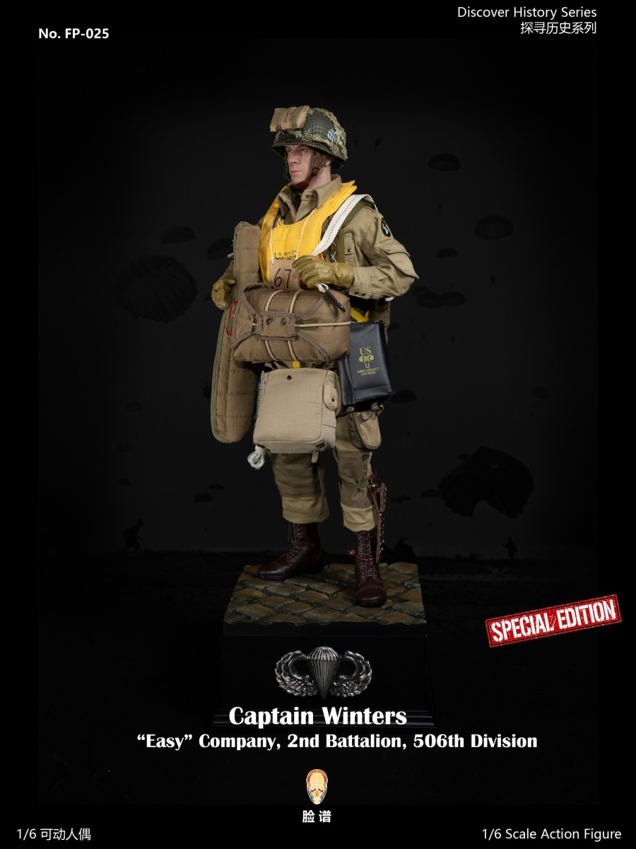 WWII US Airborne Division E Company Captain - Movie - Special Edition - in 1/6 scale