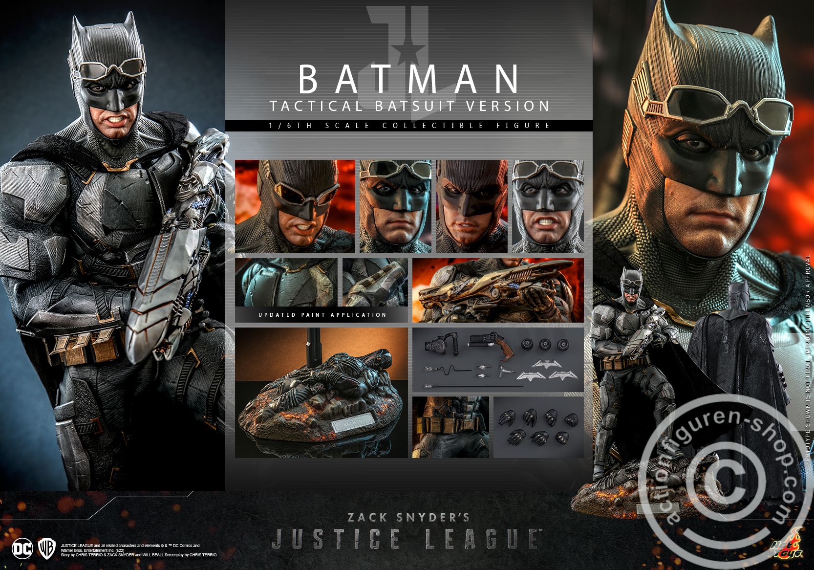 Zack Snyder's Justice League - Batman (Tactical Batsuit Version) - TMS085 Zack Snyder's Justice League - Batman (Tactical Batsuit Version) - TMS085
