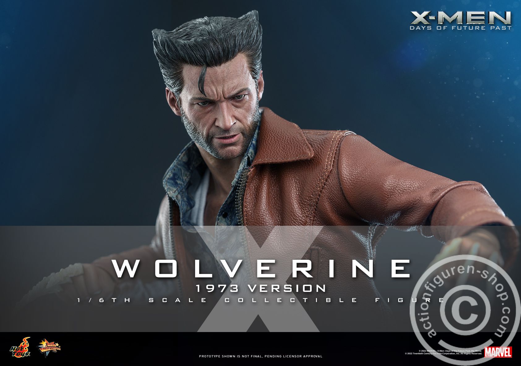 X-Men: Days of Future Past - Wolverine (1973 Version) - damaged Box X-Men: Days of Future Past - Wolverine (1973 Version) - damaged Box